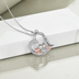 Frog Necklace Jewelry for Women Sterling Silver Frog Family Heart Pendant - Minihomy