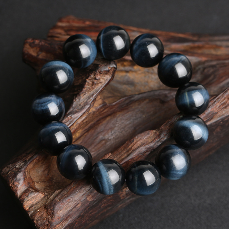 Natural South African Blue Tiger Eye Bracelet Natural Tiger Eye - Minihomy