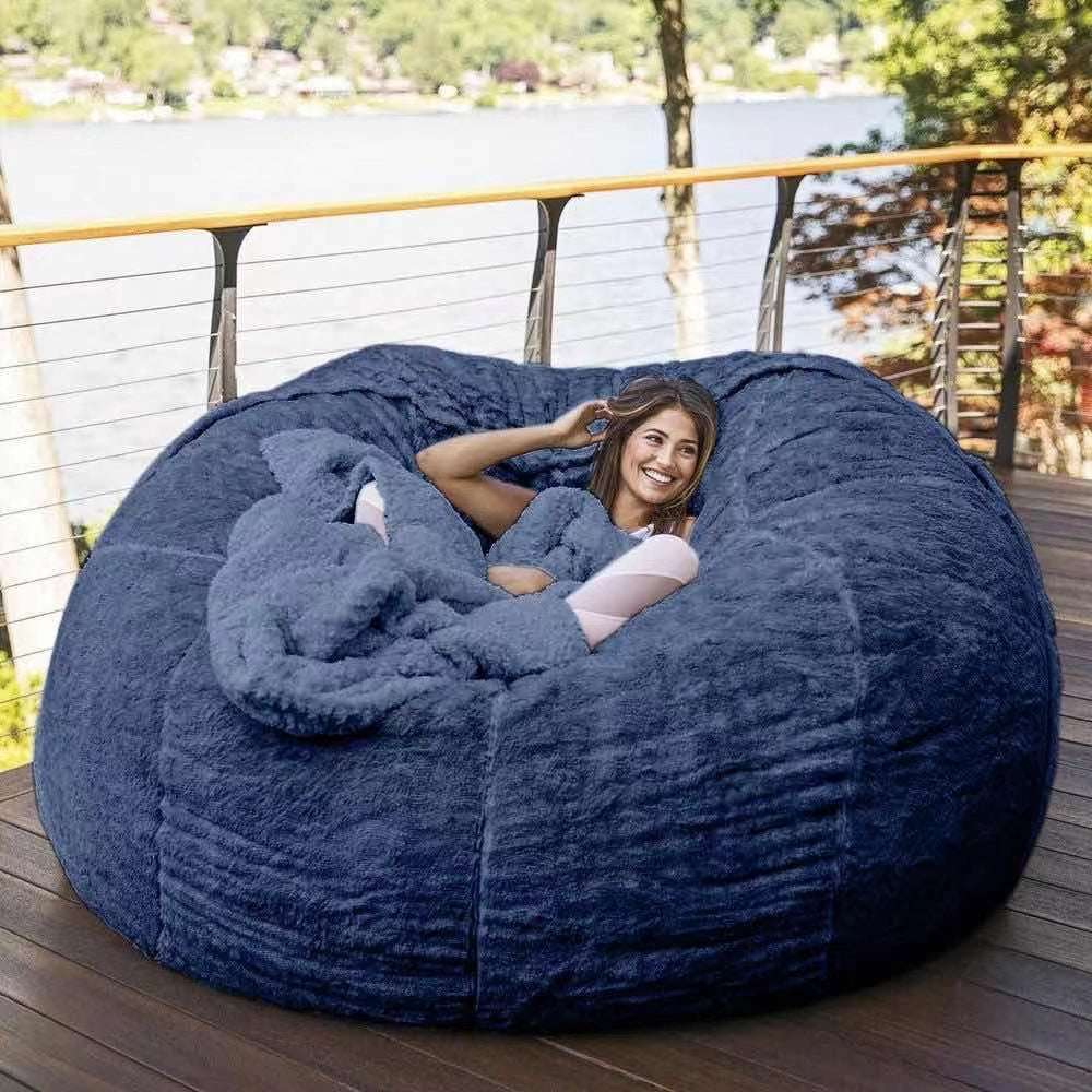 Lazy Sofa Bean Bag Chair Foam Furniture Bean Bag - Minihomy