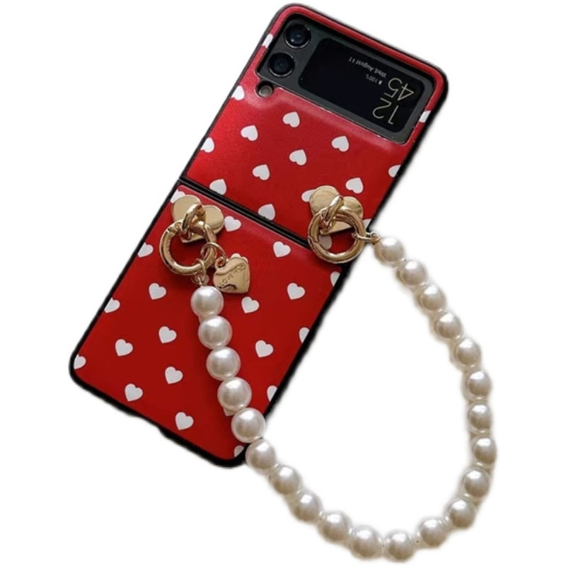 Small Love Pearl Hand Chain Protective Sleeve