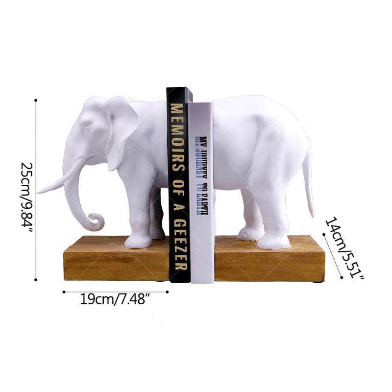 Nordic Bookends Bookshelf Decoration Creative Study Cabinet Office Decoration Model Room Desktop Decoration American Book Stand - Minihomy