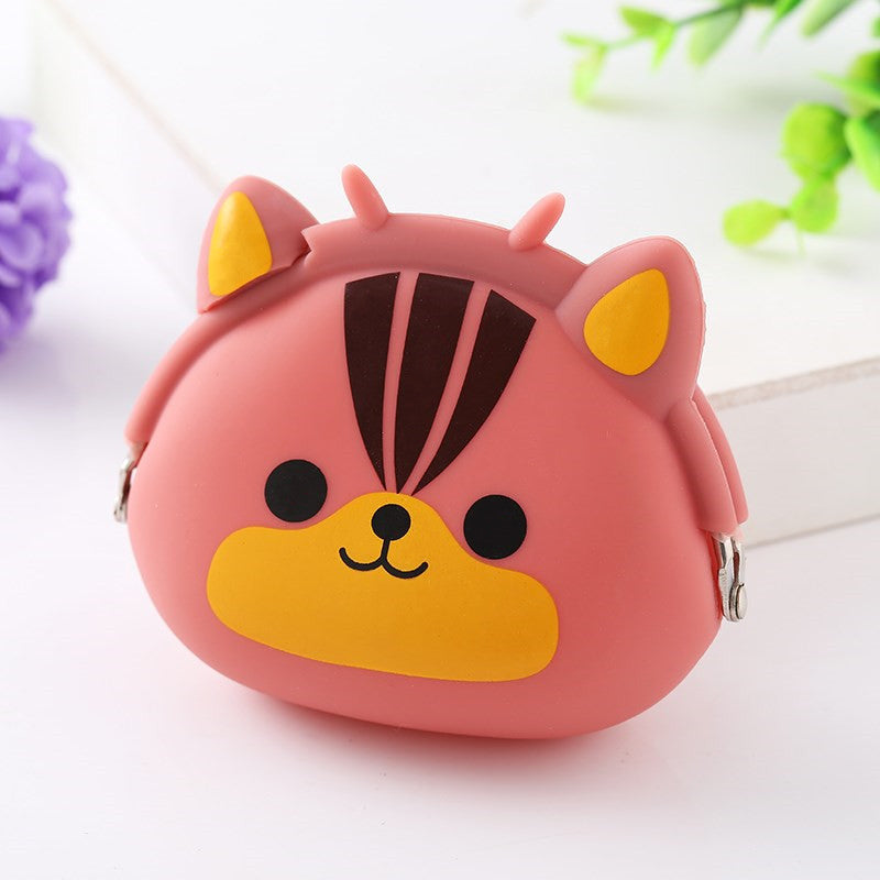 Lovely Girls Silicone Storage Animal Mini Pouch Coin Bags - Minihomy