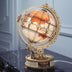 Wooden Assembled Globe Model Office Desktop Decoration