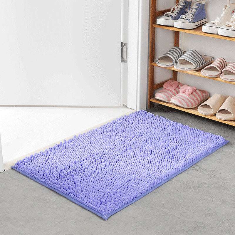 Chenille Absorbent Bathroom Non-slip Floor Mat - Minihomy