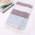 Cotton striped beach towel - Minihomy