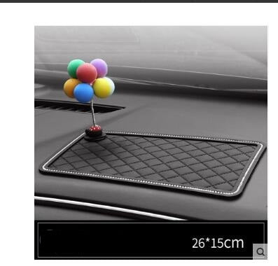 Car mobile phone bracket anti-skid pad car navigation device anti-mite pad instrument panel multi-function storage pad - Minihomy