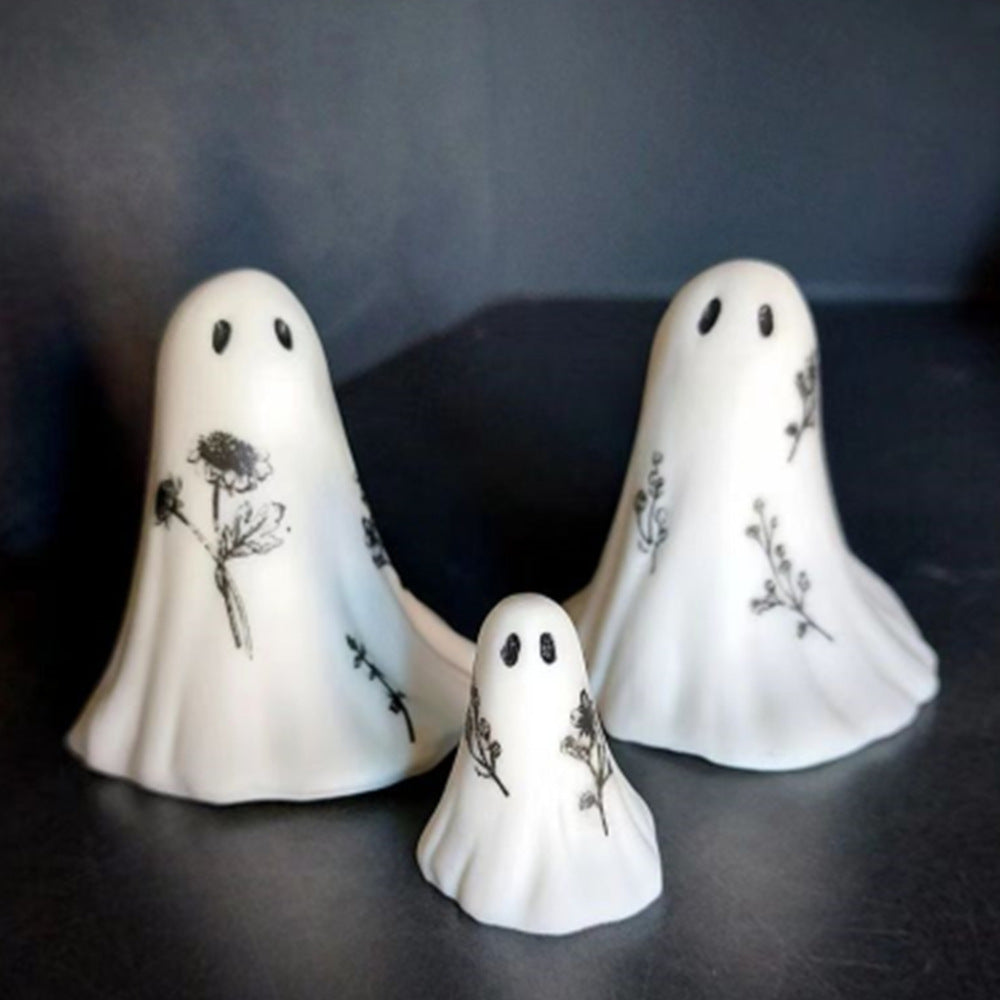 Creative White Ghost Ornament Halloween Decoration - Minihomy