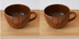 Handle coffee wooden cup whole wood cup - Minihomy