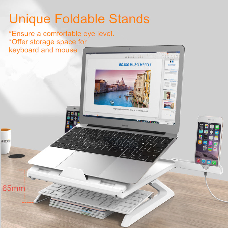 Notebook stand multifunctional folding lifting computer stand - Minihomy