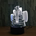 3D light creative colorful touch charging LED visual light gift atmosphere table lamp racing - Minihomy