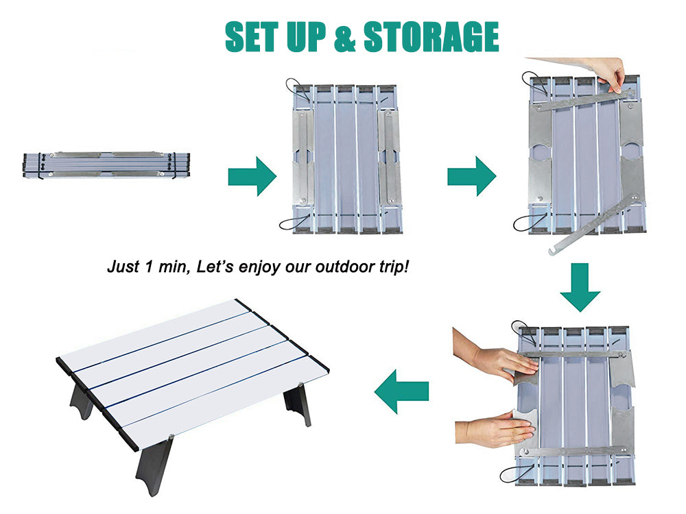 Folding tables and chairs - Minihomy