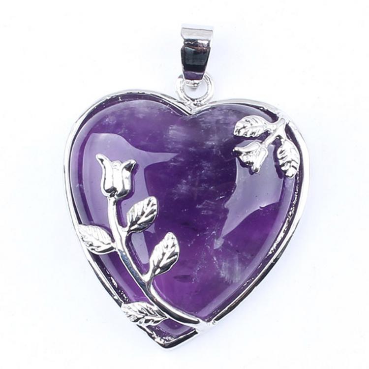 Lovers' Love Gift Natural Amethyst Crystal - Minihomy