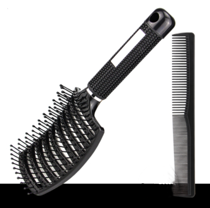 Curved Vented Styling Hairbrush - Minihomy