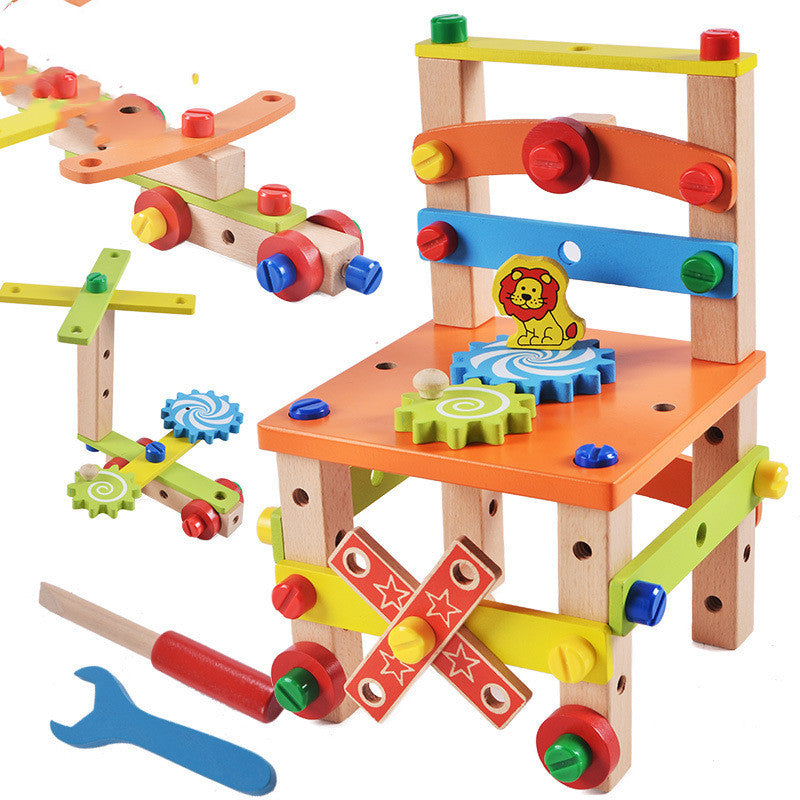 Children's Chair Building Block Toys - Minihomy