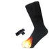 Cotton double-layer warm heating socks battery box power toe back heat heating socks - Minihomy