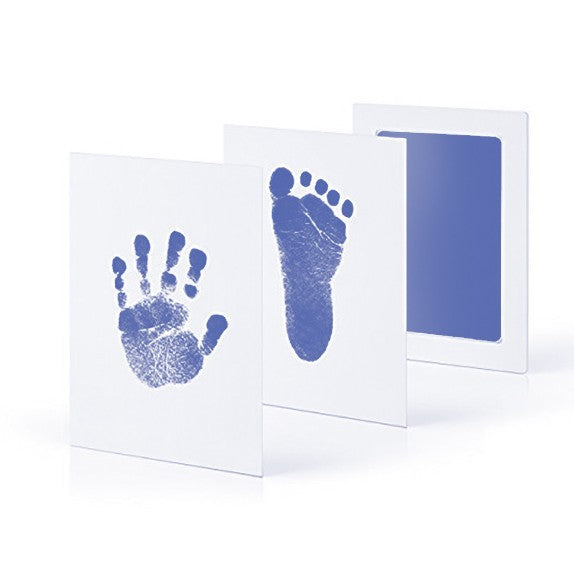 Non-toxic and wash-free baby ink watermarking oil fingerprints and footprints kit family souvenirs - Minihomy