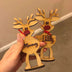 Elk Reindeer Family Christmas Ornament Decoration - Minihomy