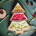 4Pcs Christmas Tree Ceramic Plates - Minihomy