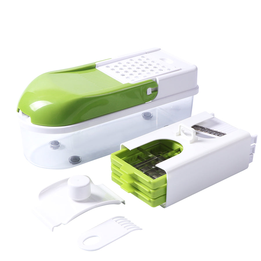 Multifunction Vegetable Slicer shredder with 8 Dicing Blades - Minihomy