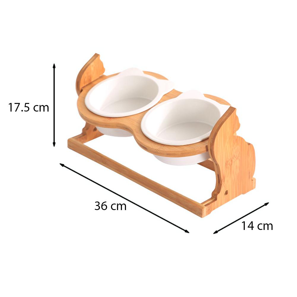 Pet bowl cat food bowl - Minihomy