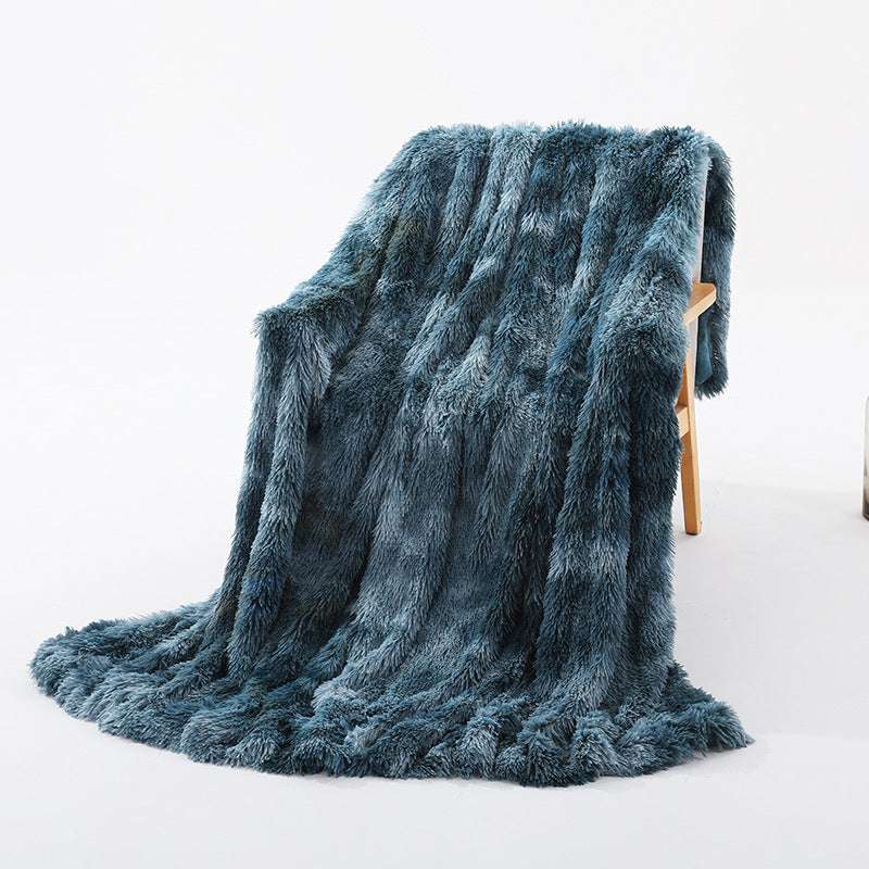 Cozy up in elegance with our Faux Fur Throw Blanket - Minihomy