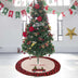 Linen Tree Skirt Car Christmas Tree - Minihomy