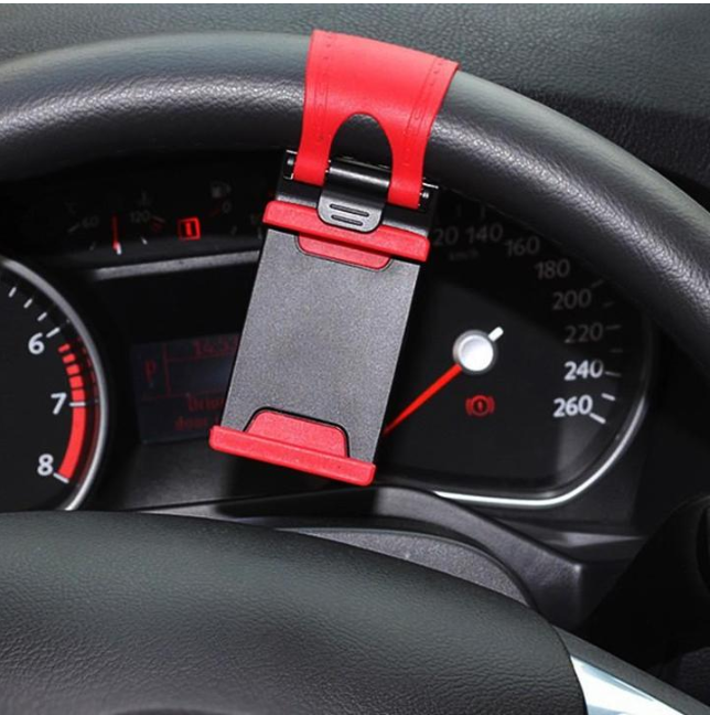 Car steering wheel mobile phone bracket car buckle navigation support car mobile phone bracket universal mobile phone holder - Minihomy