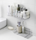 Wall-Mounted Racks, Kitchen, Bathroom And Toilet Toiletries, Seamless Racks, Viscose Wall-Mounted Kitchen Adjustable