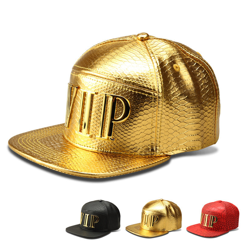 Letter Vip Tide Flat-edge Hipster Hip-hop Hat - Minihomy