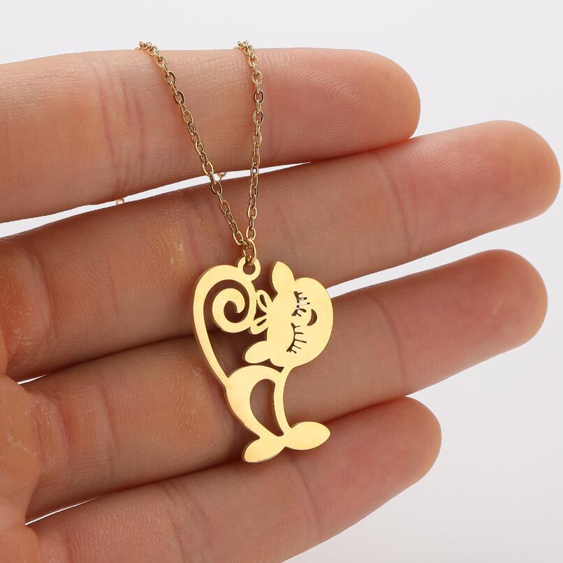 Ins Light Luxury Personality Cute Cartoon Animal Pendant Necklace - Minihomy