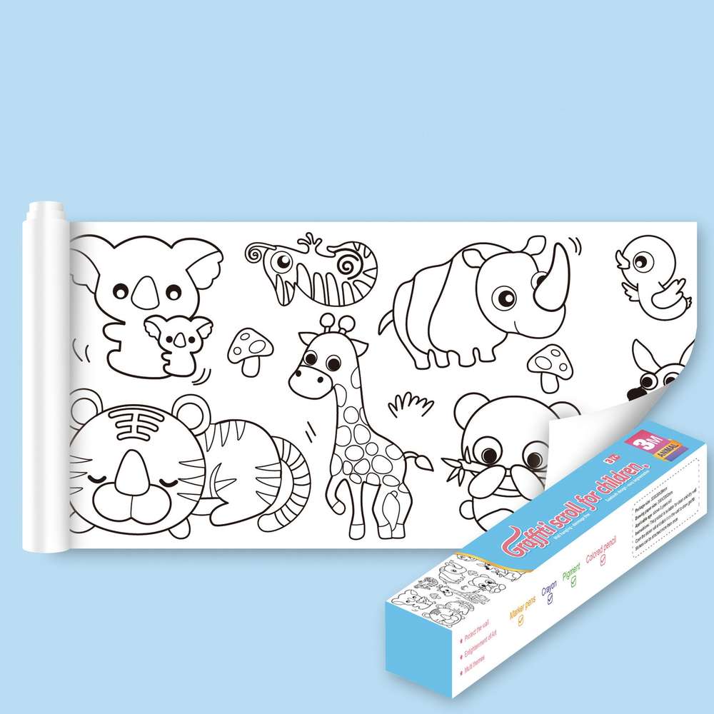 Children Paste DIY Graffiti Scroll Repeatedly Painting Toys - Minihomy