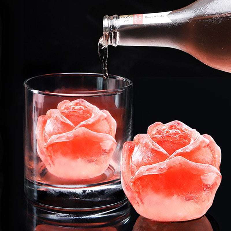 3D Rose Flower Silicone Resin Mold DIY Candle Aromatherapy Soap Ice Cubes Kitchen Chocolate Crafts - Minihomy