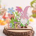 Easter Wooden Crafts Decoration Scene Dress Up Props - Minihomy