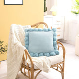 Ins Wind Big Ball Ball Nordic Knitted Pillow Pillow - Minihomy