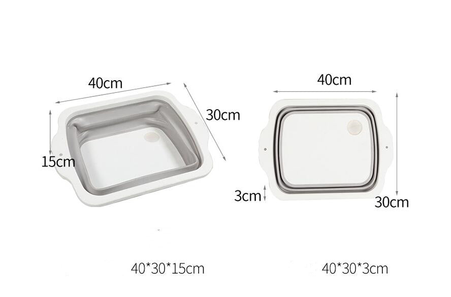 Plastic Multifunctional Folding Cutting Board - Minihomy