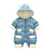 Baby Winter Snowsuit Plus Velvet Thick Baby Boys Jumpsuit - Minihomy