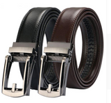 Men's Leather Belt with Fake Pin Buckle - Comfortable & Stylish - Minihomy