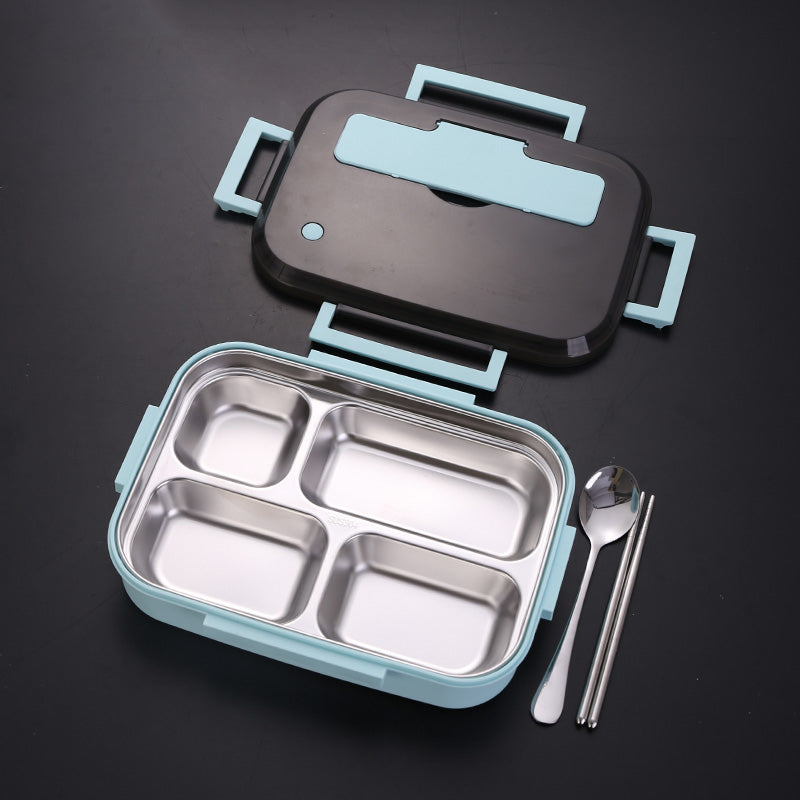 Japanese-Style Lunch Box with Phone Holder - Minihomy