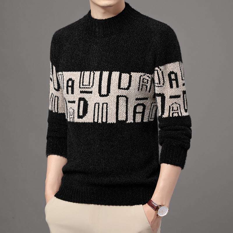 Men's Tops Youth Thicken Knitwear - Minihomy