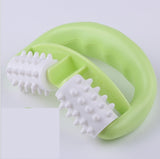 Plastic Manual Roller Massager Double Wheel Massager Round Hand Massager - Minihomy