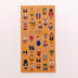 Deep Japanese Kraft Paper Cat Sticker - Minihomy