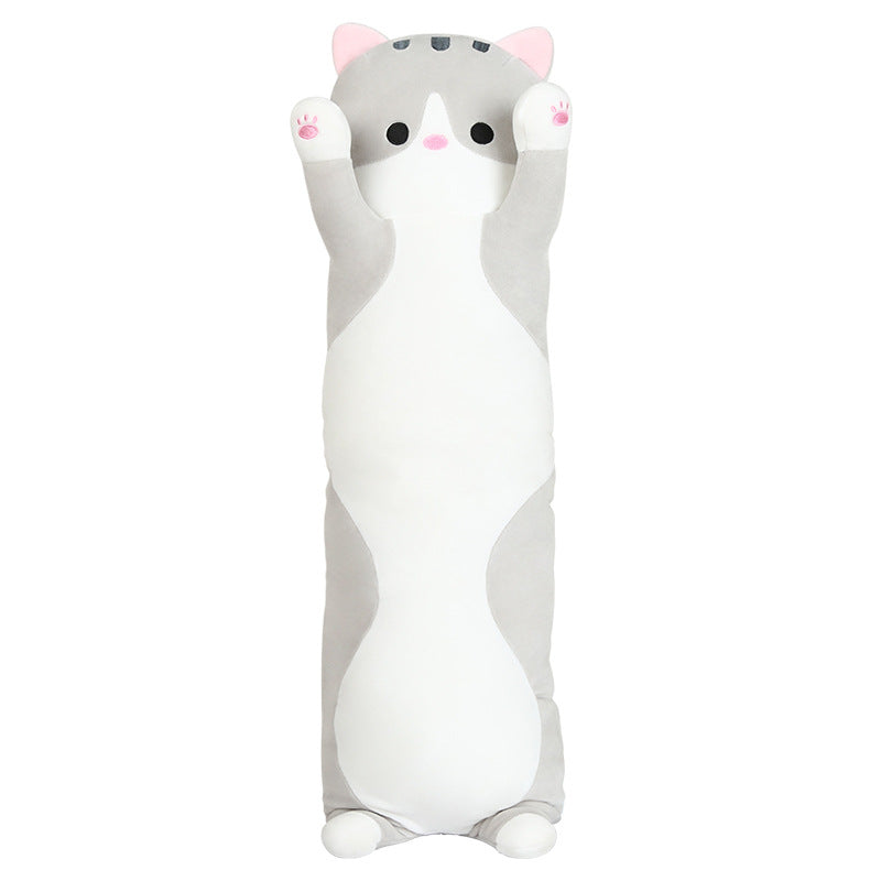 Plush Cat Doll Long Pillow - Minihomy