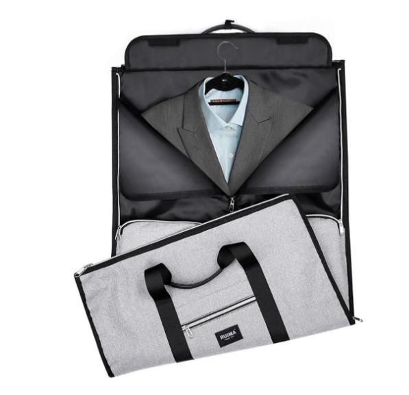 Travel Bag Brand Men 2 In 1 Garment Bag High-capacity Multi-function Foldable Nylon Duffle Suit Busines Trip Shoulder Bag