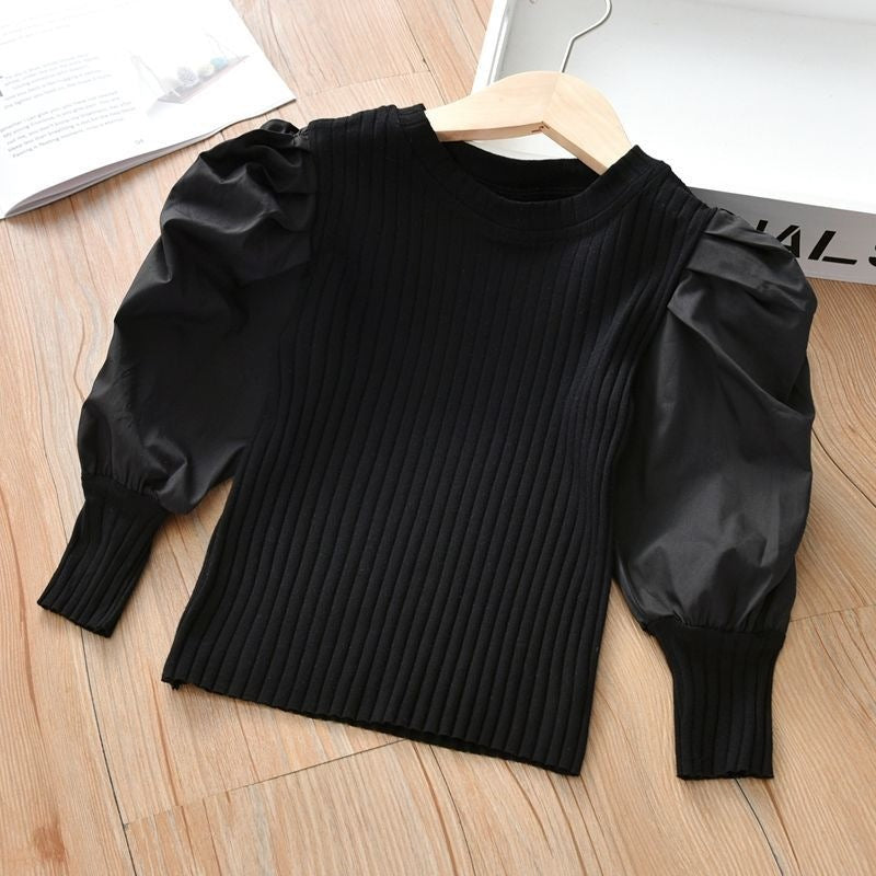 Girls Western Style Long Sleeved T Shirt: Casual Chic for Every Day - Minihomy