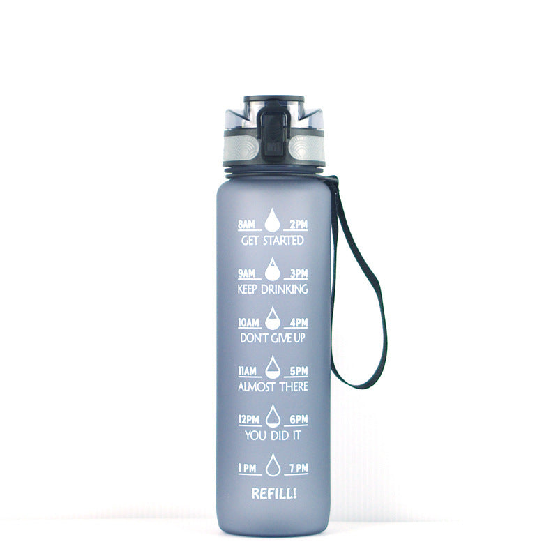 Transparent Flask Water Bottle 1000ml Bottled Bpa Free Infuser Plastic Milk Sports Clear Water Bottle - Minihomy