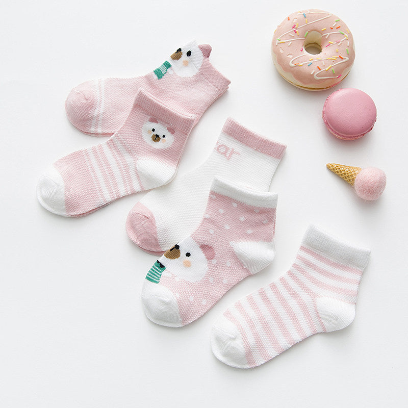 Cotton Newborn Breathe Socks Kids - Minihomy