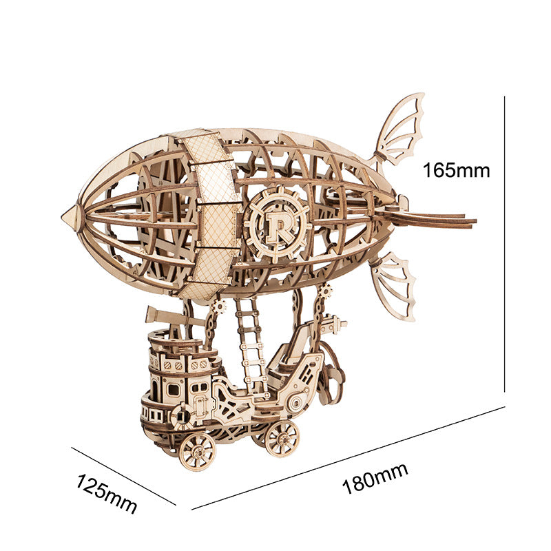 Creative 3d puzzle DIY wooden assembly - Minihomy