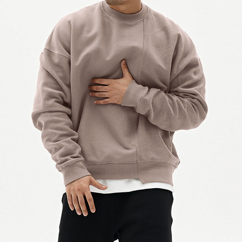 Large-size Youth All-match Drop-shoulder Pullover Top - Minihomy