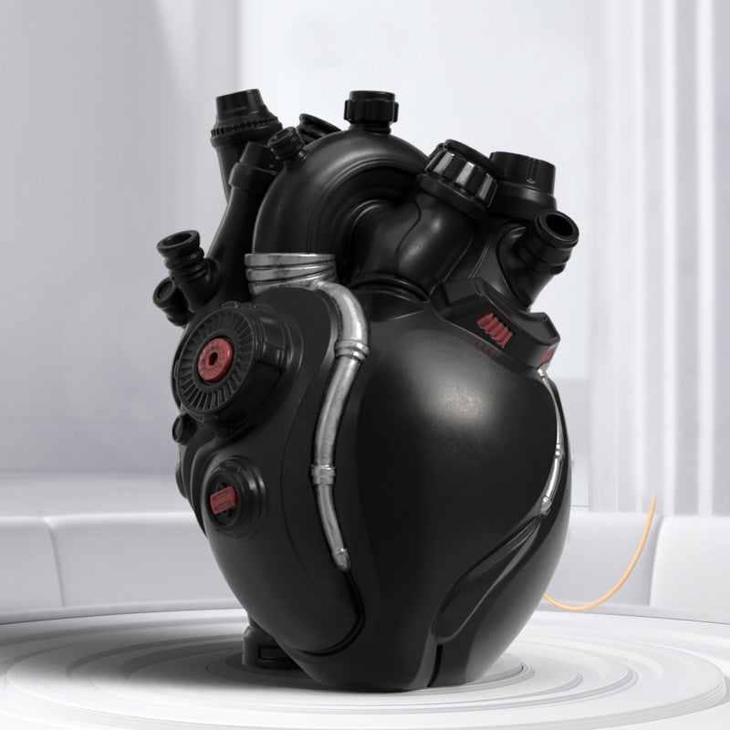 Cyber Punk Simulation Heart Vase Ornament Creative Technology Halloween Home Decor - Minihomy