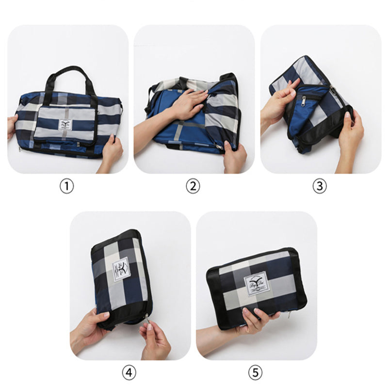 Foldable Travel Duffel Bag Fitness Gym Waterproof Dry And Wet Separation Bag Sports - Minihomy